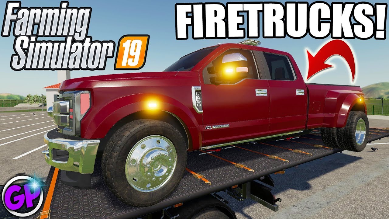 farming simulator 2019 american fire truck mods